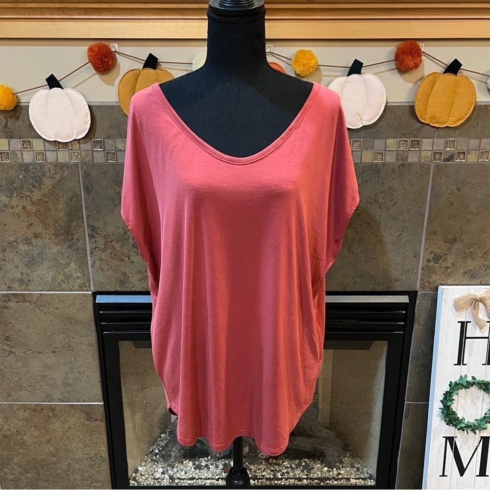 Rust flowy top from Old Navy, size large